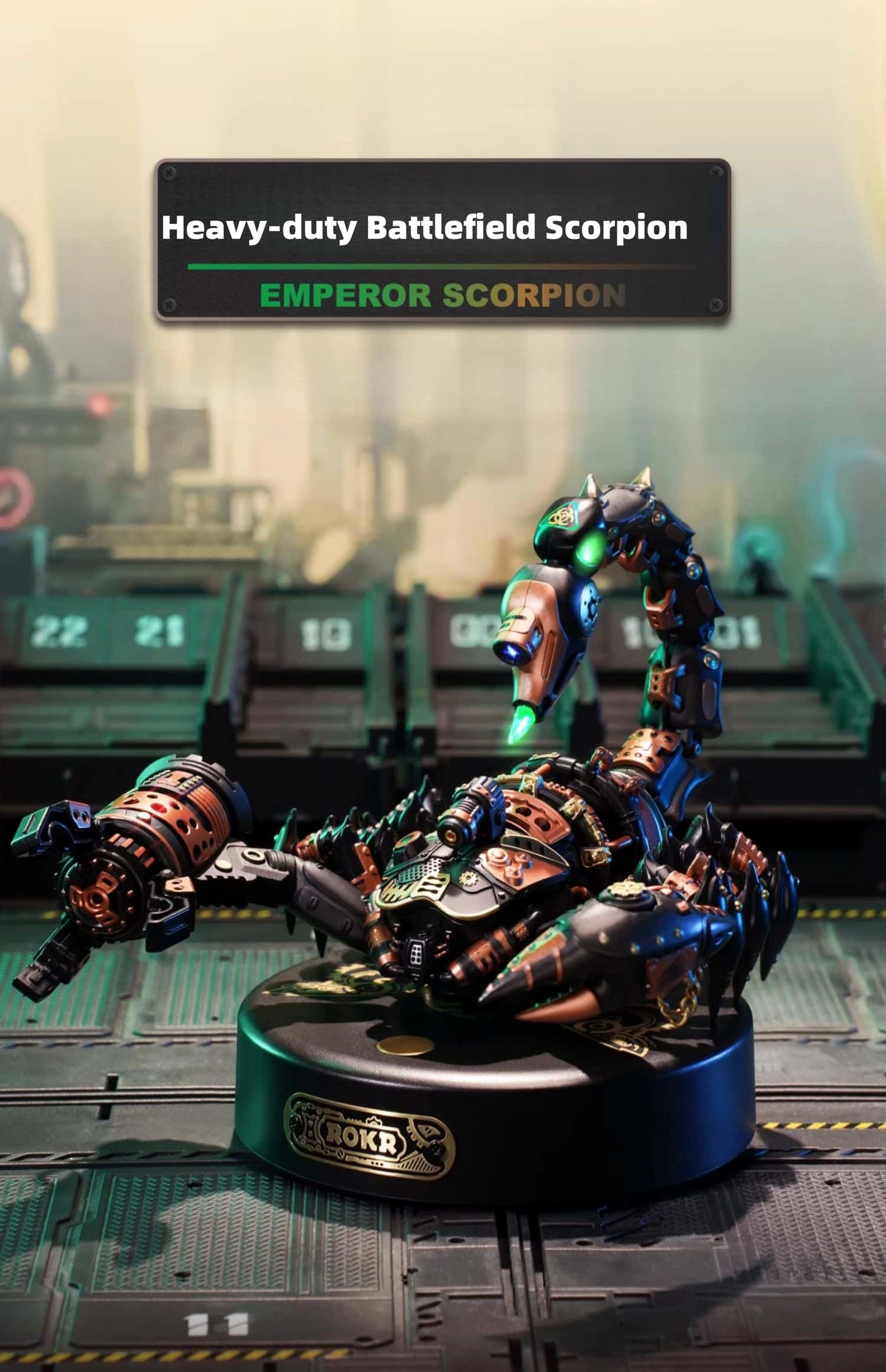 Heavy-Duty Battlefield Scorpion: 3D Assembly Building Block Toy, Metal Mechanical Assembly Model – A Qixi Festival Gift for Boys