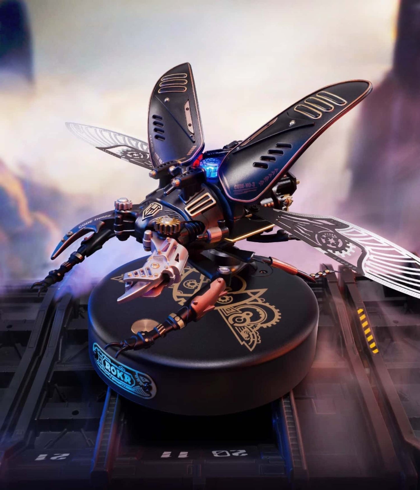 Assault Giant Stag Beetle: 3D Stereoscopic Puzzle, Metal Assembly Model, Mechanical Building Blocks – Birthday Gift & Toys for Boys