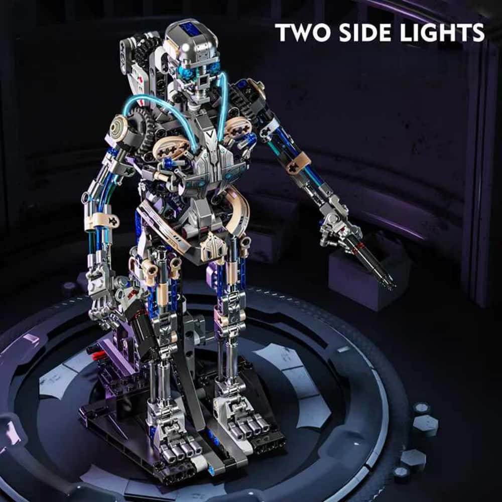 New mechanical skeleton robot multi-joint movable assembly building block model boy birthday gift