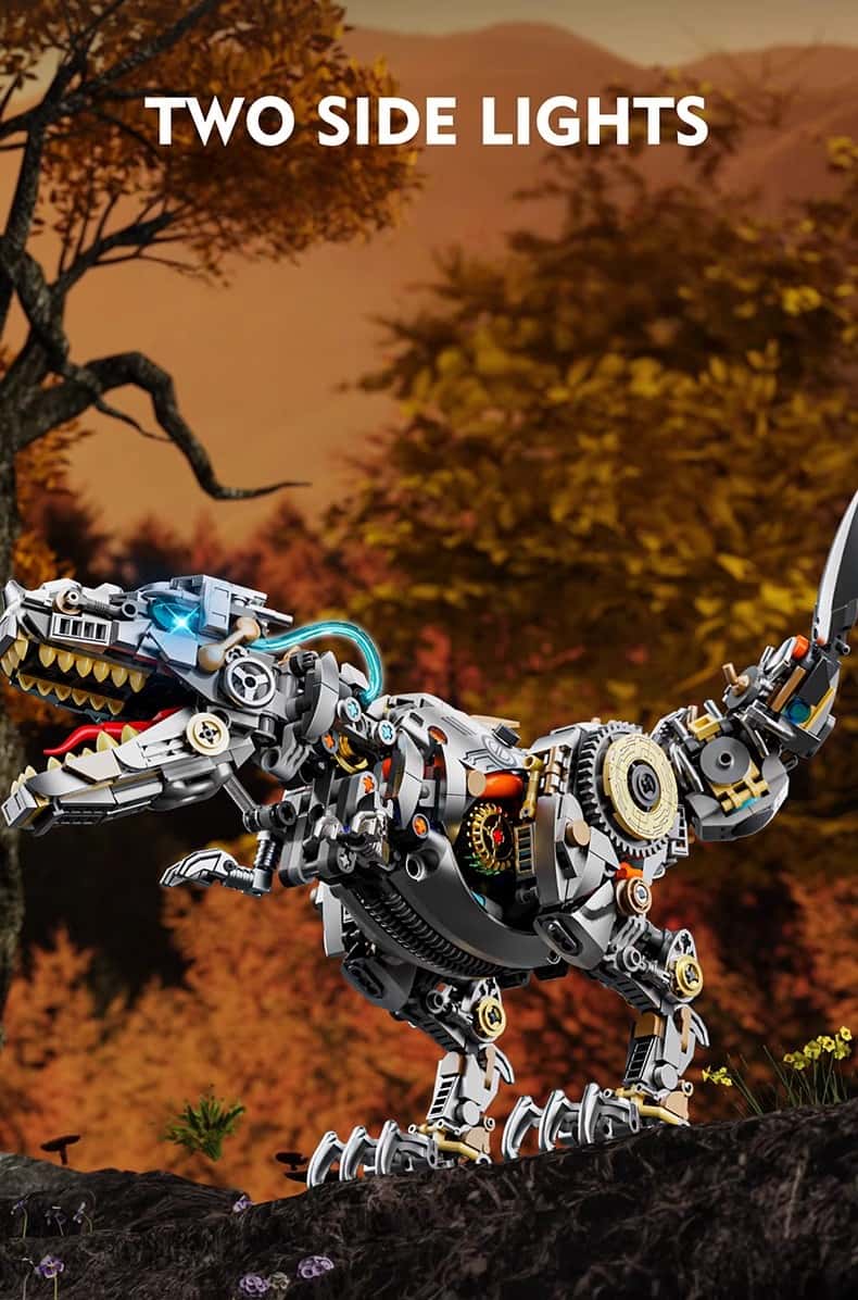 New mechanical Tyrannosaurus Rex building blocks boy assembly toy ornaments model suitable for Lego birthday gifts