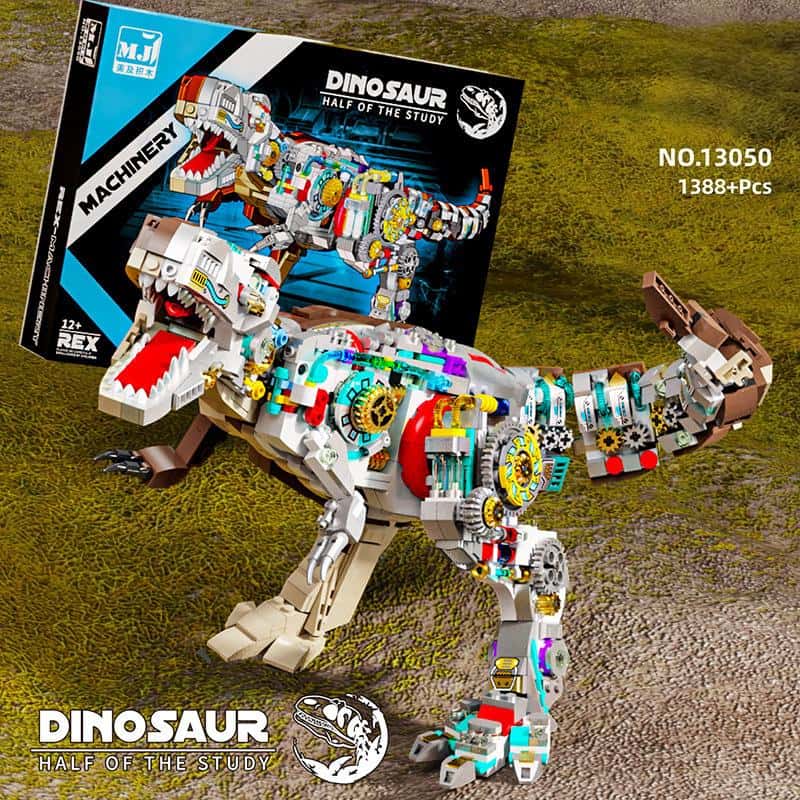 2025 New Mechanical Dinosaur Tyrannosaurus Rex Building Block Assembly Model Boy Educational Toy Ornament Children's Day Gift