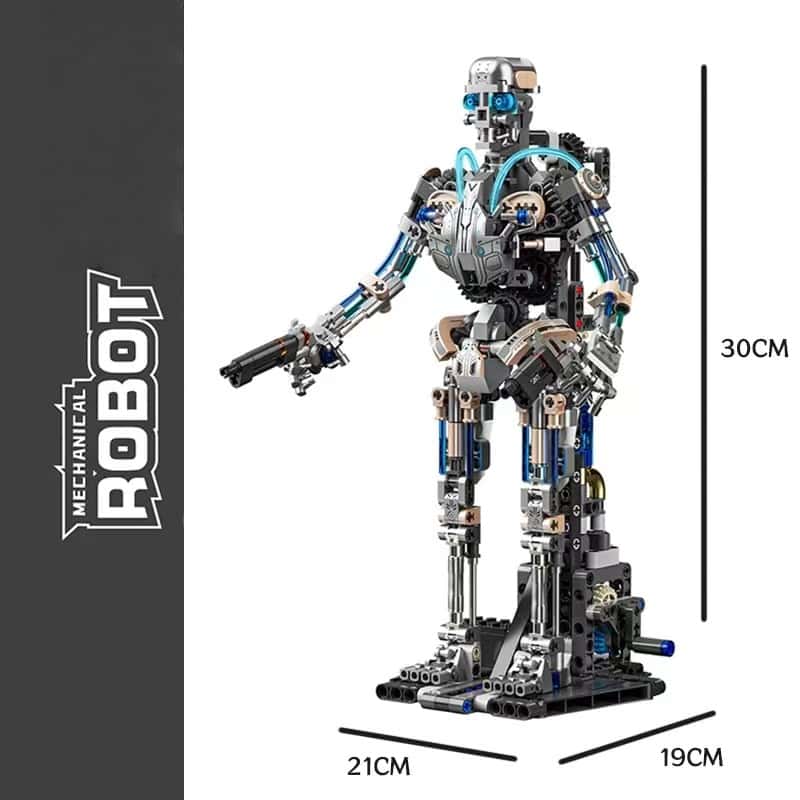New mechanical skeleton robot multi-joint movable assembly building block model boy birthday gift
