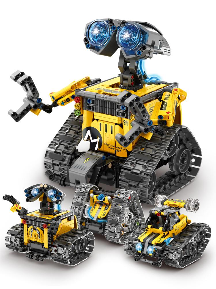Wall-E robot 4 in 1 programming remote control electric assembly building block model toy educational children's toy assembly