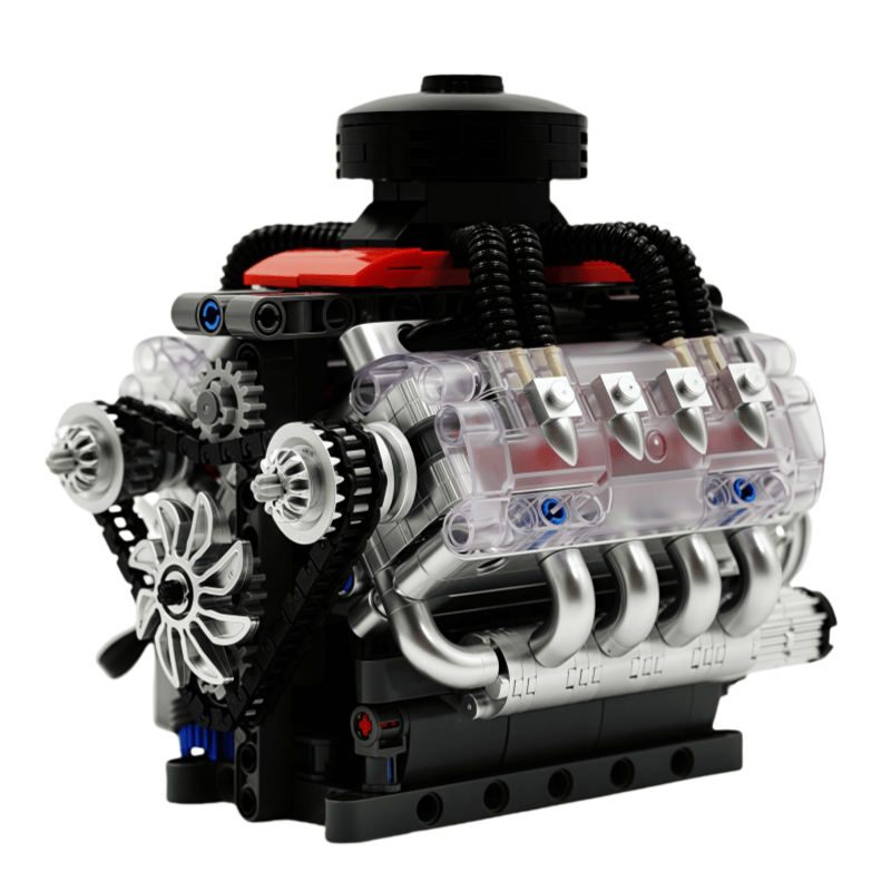 Aircraft Engine MOC Model - 2256 Pieces DIY Building Blocks with Motor - Educational Gift for Kids and Adults