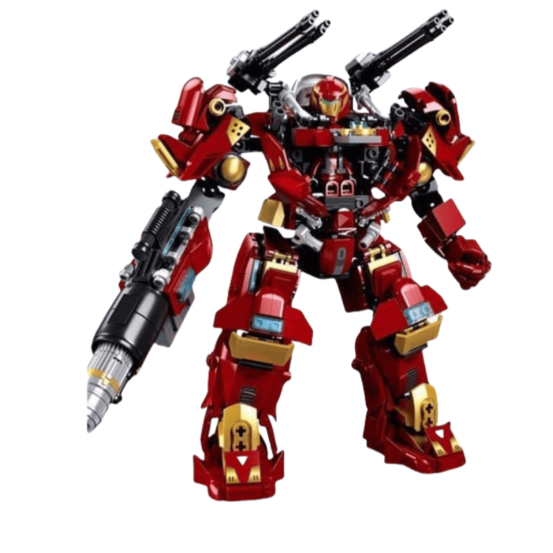 Ranger Kryptonian Black Bat Mech Robot Building Blocks Toy Set, Cool City Mech Warrior Toy, Holiday Gift for Adults and Kids