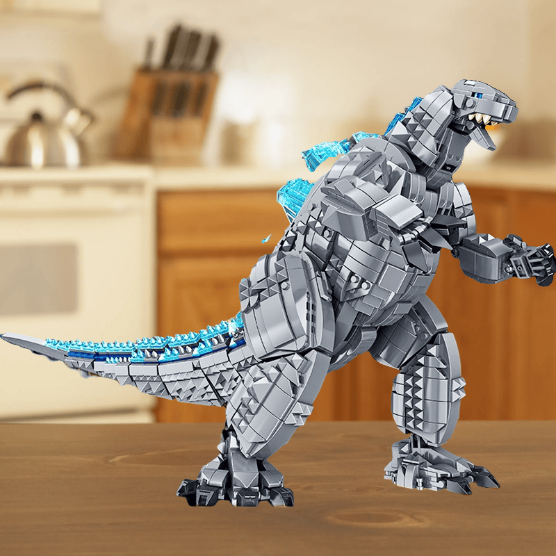 Building Blocks Mechanical Godzilla vs. King Kong Model Puzzle Assemble Monster Toy Boy 3-12 Birthday Gift