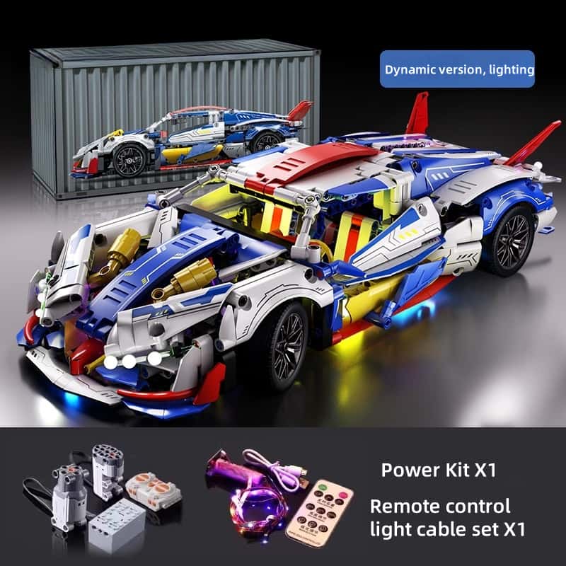 Remote control supercar Apollo upgraded motor + cool lights high performance remote control car boy holiday gift