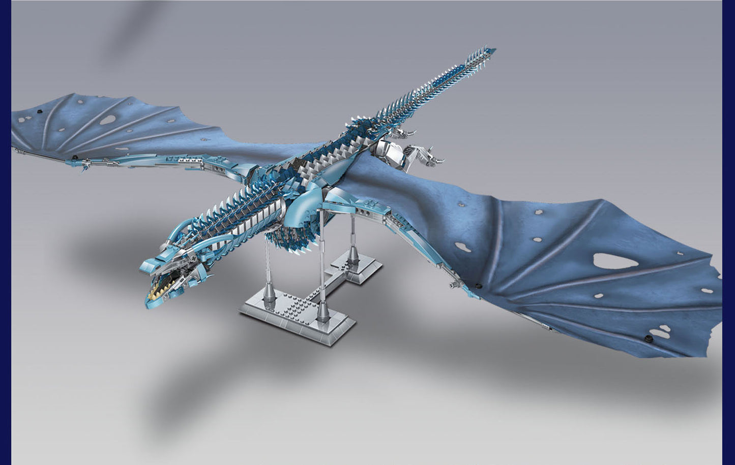 Ninjago Dragon Building Blocks Frost Dragon Model Boys High Difficulty Assembling Flying Dragon Children's Toy Gift