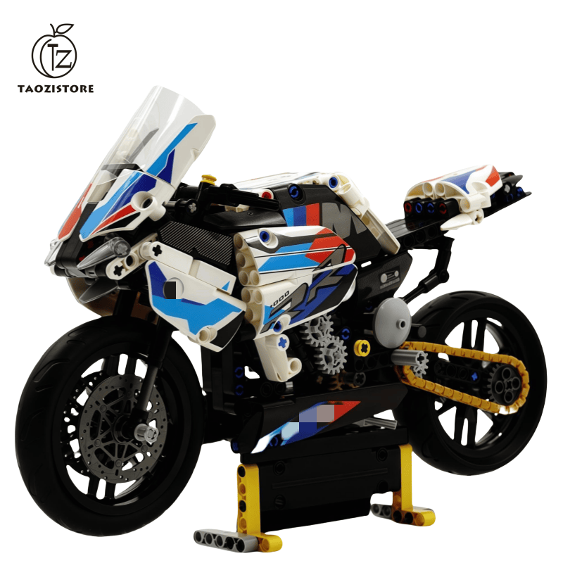 Motorcycle building blocks Harley motorcycle boys assembly toys mechanical model gift