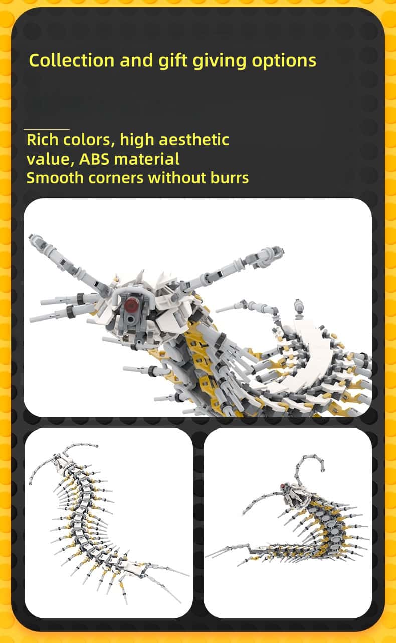 749PCS Centipede Mecha Robot Building Blocks – DIY Insect Model Kit for Kids & Adults