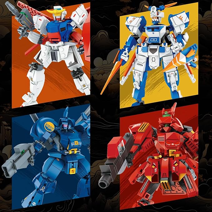 Robot Warrior Toy Building Blocks Set