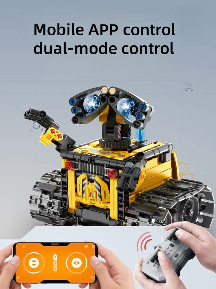 Wall-E robot 4 in 1 programming remote control electric assembly building block model toy educational children's toy assembly