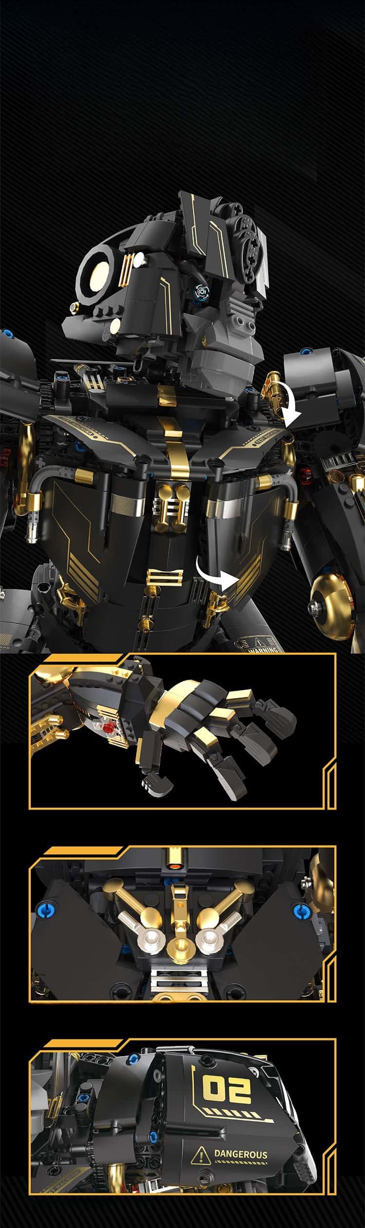 Heavy Armor·Qingyaoxing building blocks large toys are suitable for boys and girls as collection gifts