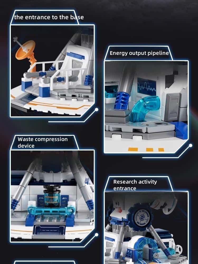 Star Exploration Project Telescope Building Blocks Assembling Toy Model Aerospace Science and Technology Museum Series