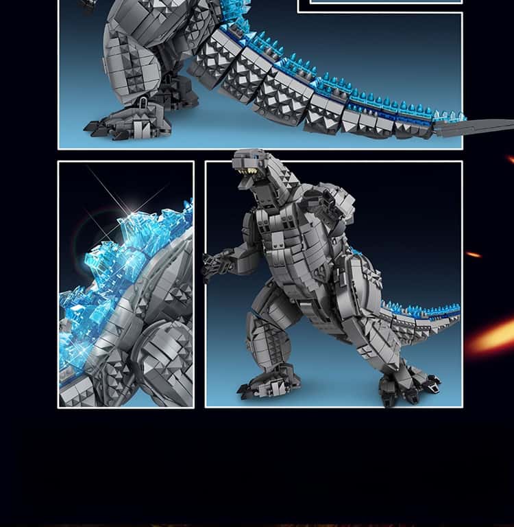 Building Blocks Mechanical Godzilla vs. King Kong Model Puzzle Assemble Monster Toy Boy 3-12 Birthday Gift