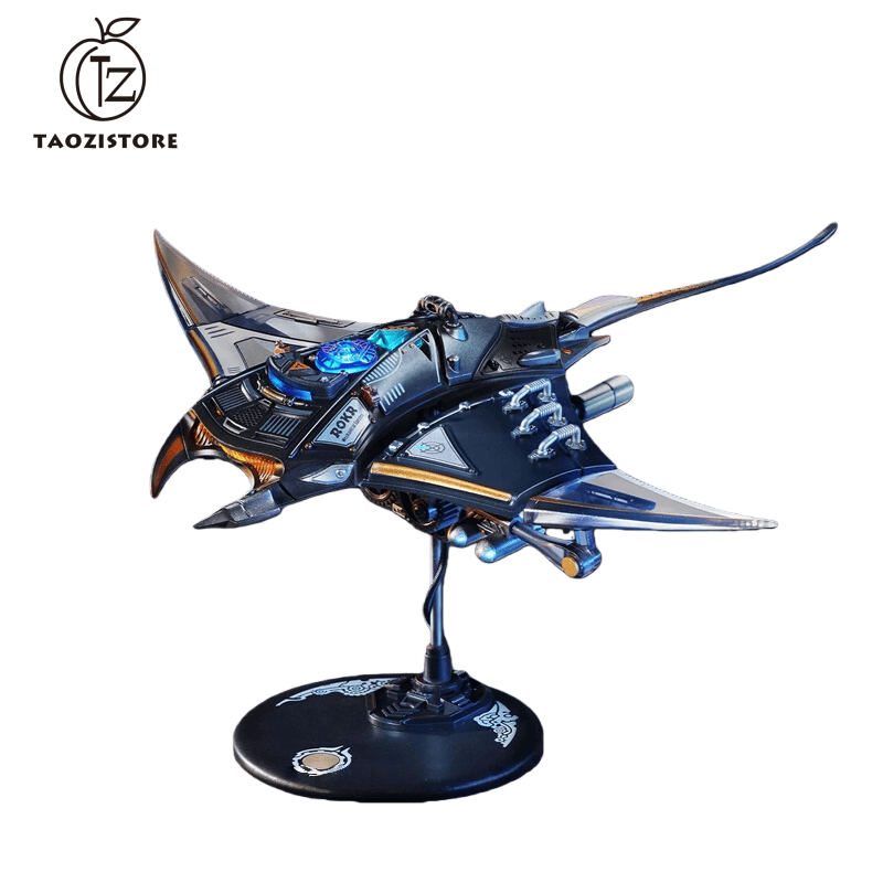 Peach Stingray Mechanical Species Junior and Senior High School Boys' Gift Building Block Model Handmade 3D Puzzle