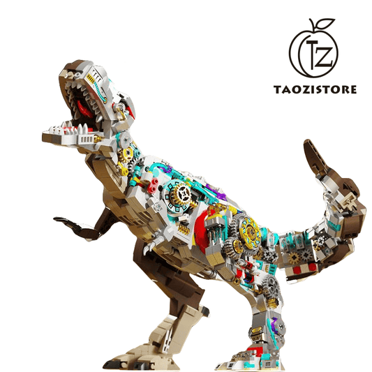 2025 New Mechanical Dinosaur Tyrannosaurus Rex Building Block Assembly Model Boy Educational Toy Ornament Children's Day Gift