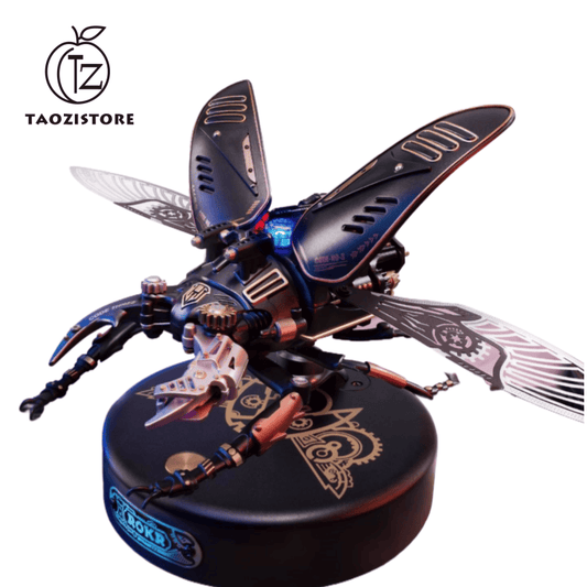 Assault Giant Stag Beetle: 3D Stereoscopic Puzzle, Metal Assembly Model, Mechanical Building Blocks – Birthday Gift & Toys for Boys