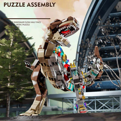 2025 New Mechanical Dinosaur Tyrannosaurus Rex Building Block Assembly Model Boy Educational Toy Ornament Children's Day Gift