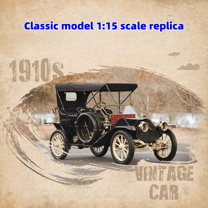 Peach vintage classic car wooden assembly model handmade 3D puzzle creative exquisite ornament