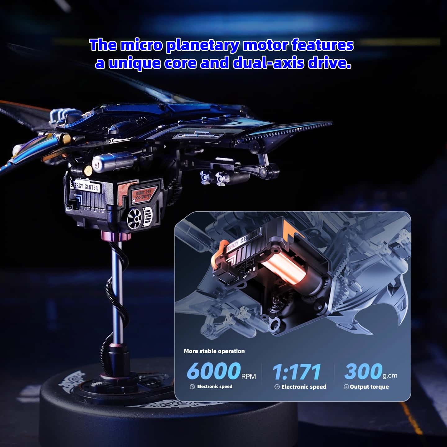 Peach Stingray Mechanical Species Junior and Senior High School Boys' Gift Building Block Model Handmade 3D Puzzle