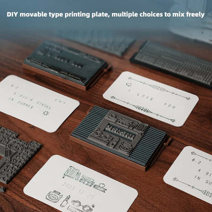 Peach Print Workshop birthday gift for girls DIY handmade building block assembly model printing puzzle gift for boys