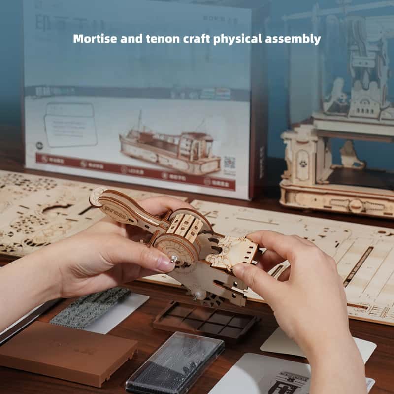 Peach Print Workshop birthday gift for girls DIY handmade building block assembly model printing puzzle gift for boys