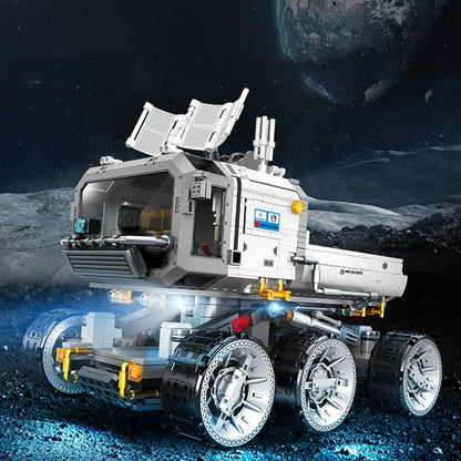 Wandering Earth II Space Adventure Building Blocks Set - Astronaut Figures Moon Vehicle Lunar Transporter Space Station Bricks Toys for Children Gift