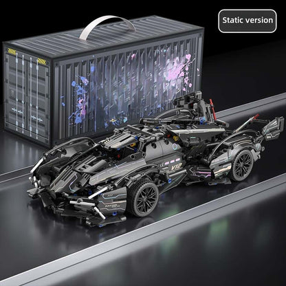 [Upgraded remote control power] Black Warrior Rambo | LED lights | High-performance remote control car | Alloy shell + ABS environmentally friendly plastic |