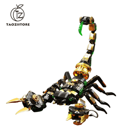 Steampunk giant claws scorpion building blocks mechanical gear model ornaments toys