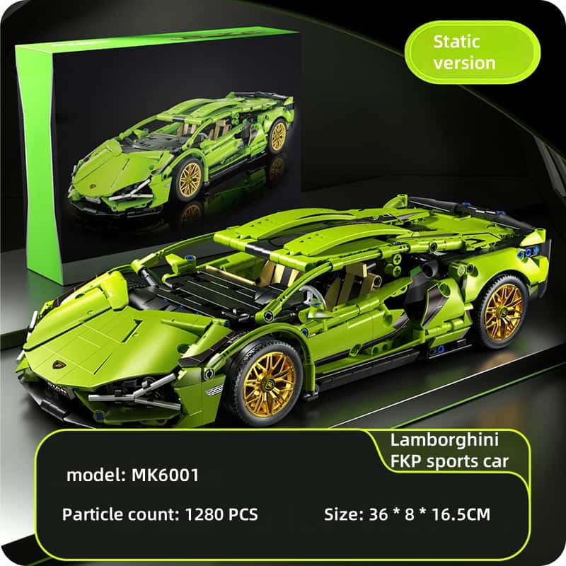 Adult building block supercar | Rambo remote control model | Upgrade power system |