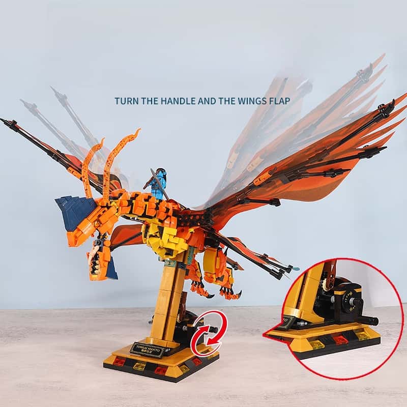 Dinosaur building blocks Ninjago assembly toys boys monster giant flying dragon 8-12 years old gift