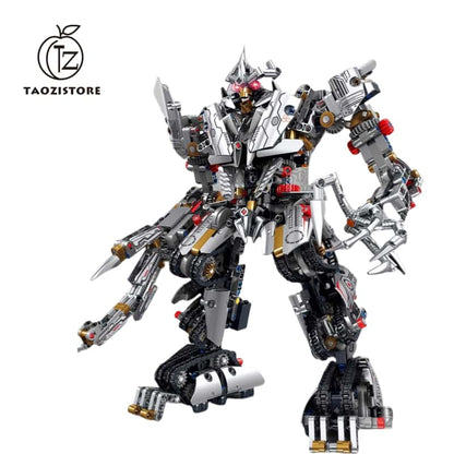 Assembled Robot Model Kit 2366+ Pieces, Cool Urban Mech Warrior Toy, Holiday Gift for Adults and Kids