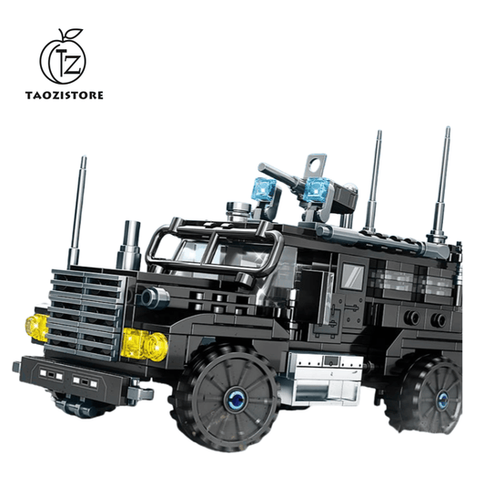 Mine-proof ambush vehicle assembly toys for boys educational brain building block toys children's gifts 6-14 years old