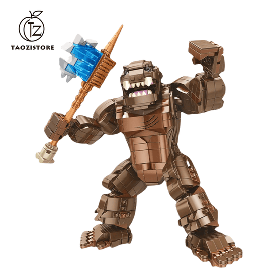 Building Blocks Large King Kong Model Puzzle Assemble Monster Toy Boy 3-12 Birthday Gift