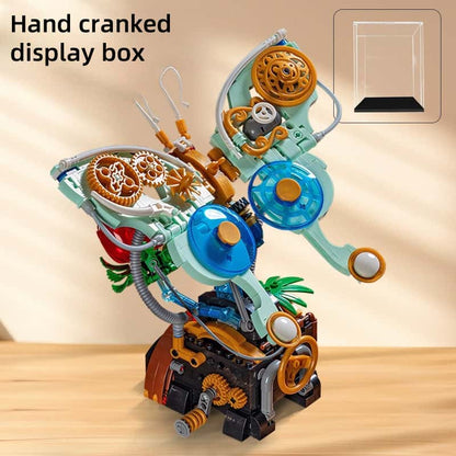New mechanical butterfly building blocks ornaments insect series children's assembly toys girls birthday gift