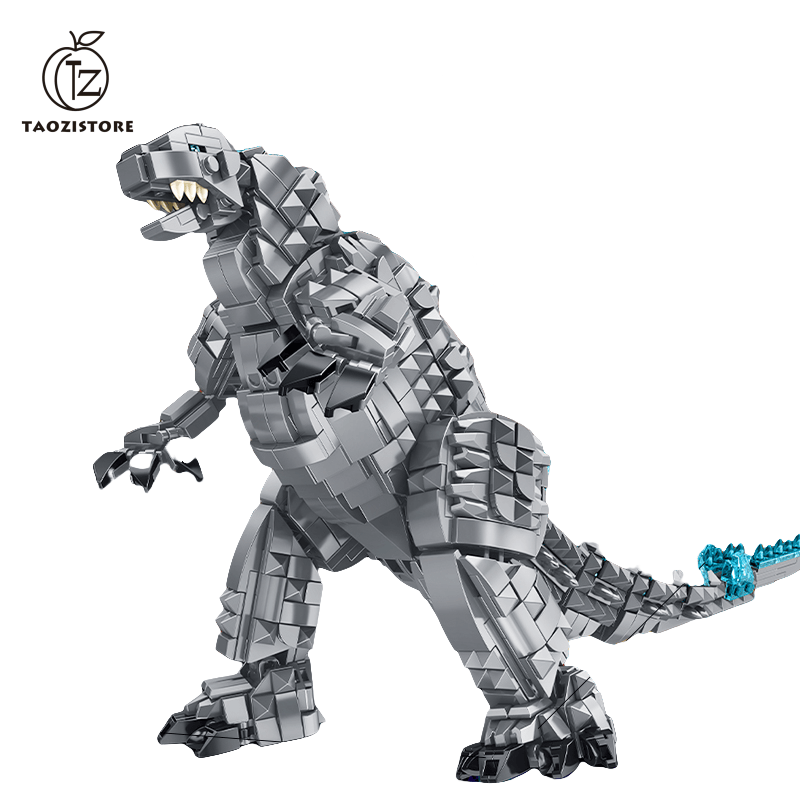 Building Blocks Mechanical Godzilla vs. King Kong Model Puzzle Assemble Monster Toy Boy 3-12 Birthday Gift