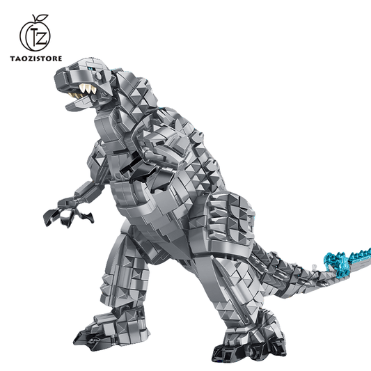 Building Blocks Mechanical Godzilla vs. King Kong Model Puzzle Assemble Monster Toy Boy 3-12 Birthday Gift
