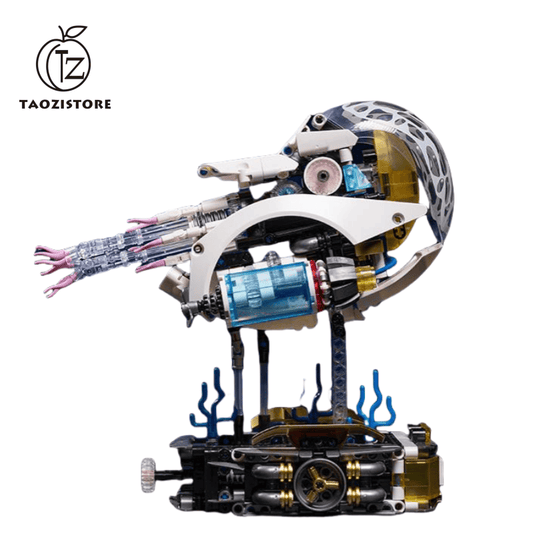 Mechanical Nautilus Building Blocks Marine Life 6 to 12 Years Old Children's Educational Assembly Electric Toy Boy Gift