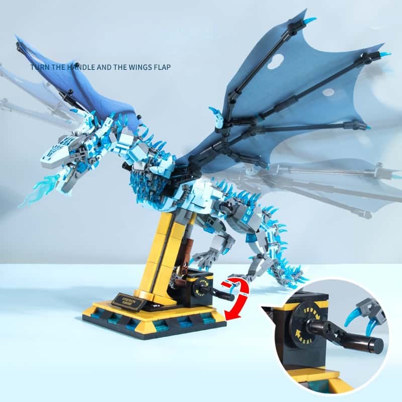 Dinosaur building blocks Ninjago assembly toys flying dragon boy monster frost dragon 8-12 years old gift
