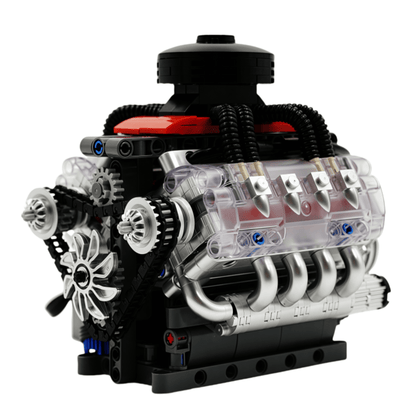 Aircraft Engine MOC Model - 2256 Pieces DIY Building Blocks with Motor - Educational Gift for Kids and Adults