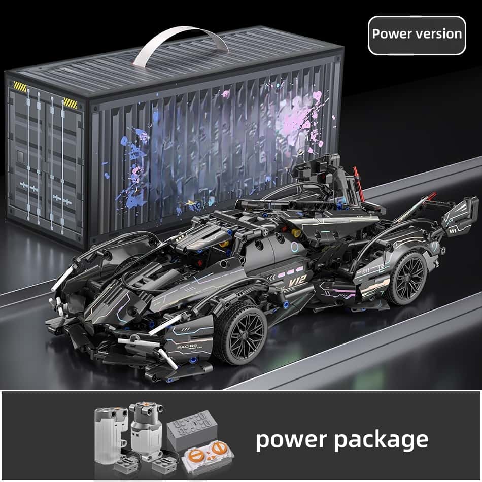 [Upgraded remote control power] Black Warrior Rambo | LED lights | High-performance remote control car | Alloy shell + ABS environmentally friendly plastic |