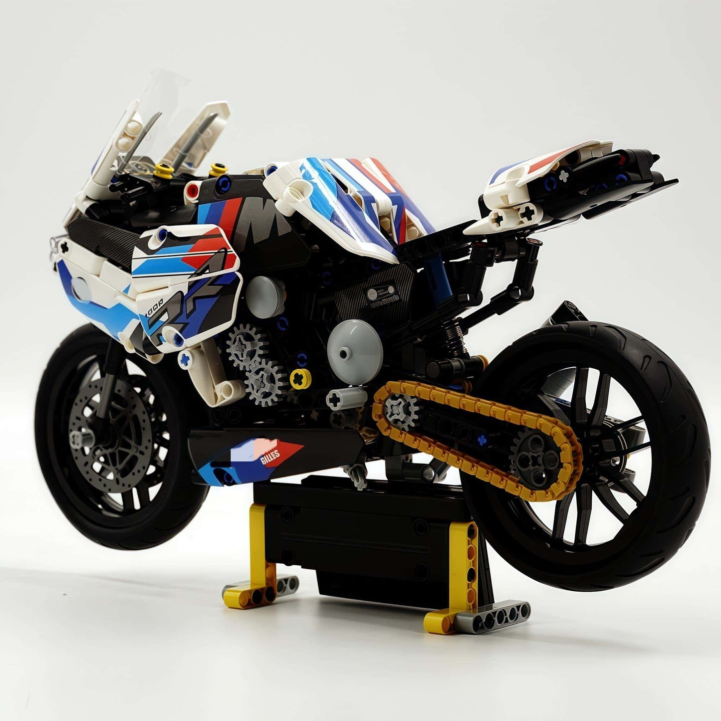 Motorcycle building blocks Harley motorcycle boys assembly toys mechanical model gift