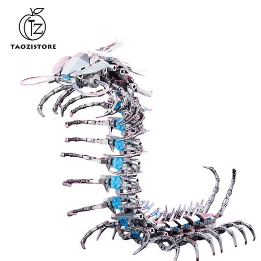 Mechanical centipede light version spider puzzle small particle assembly building blocks science and education assembly toy gift