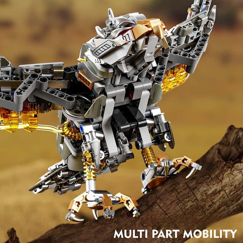 Mechanical eagle building blocks New steampunk eagle assembly toy model Desktop ornaments boy gift