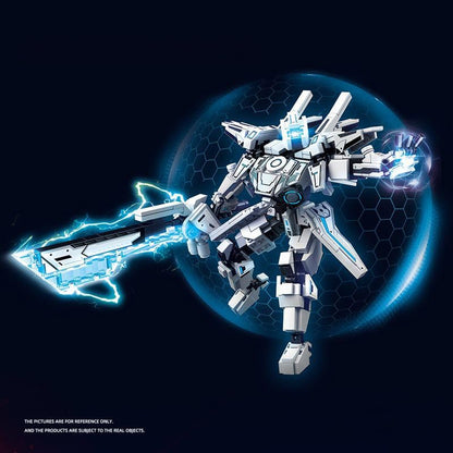 Battle doll mecha assembly kit (535 pieces), game hero mecha action figure model, fan collection building block toys, children's birthday gift