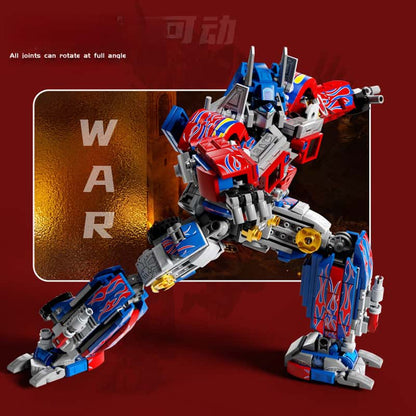 Transformers Optimus Prime building blocks Wasp mecha robot two-piece set Cool urban mecha warrior toys, holiday gifts for adults and children