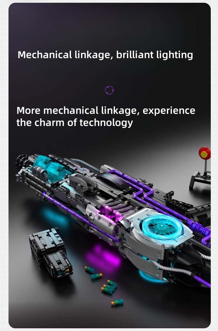 New black technology building block gun, continuous firing variable robot, children's boy educational assembly toy gift