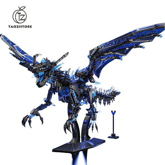 Frost dragon model classic Chinese dragon building blocks assembled Chinese style toys suitable for boys and girls collection gifts