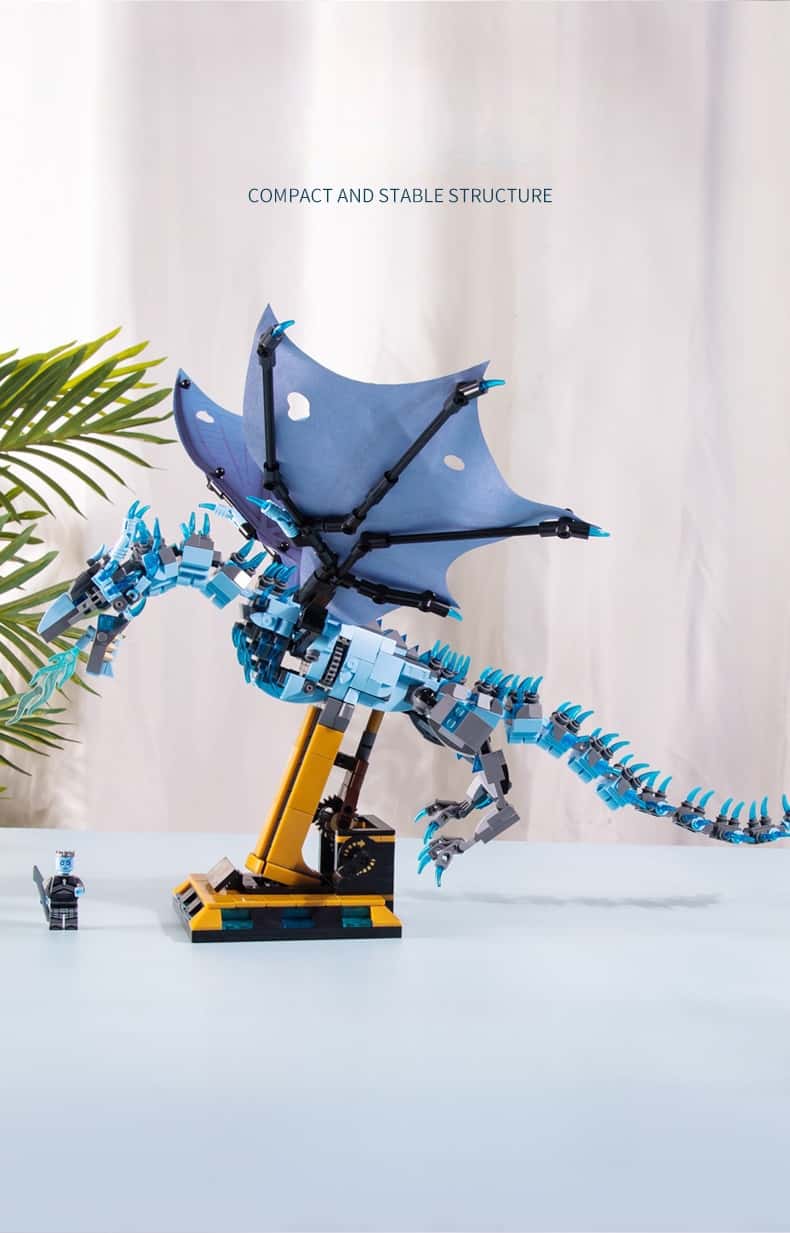 Dinosaur building blocks Ninjago assembly toys flying dragon boy monster frost dragon 8-12 years old gift